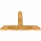 Ekena Millwork Portland Rough Sawn Timber Gable Bracket, Western Red Cedar, 36"W x 24"H x 2"D x 4"F, 16/12 Pitch GBW036X24X0204POR00RWR - alternate 2